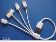 ABS Four in one Micro USB Cable for both iPhone and Android Mobile Phone