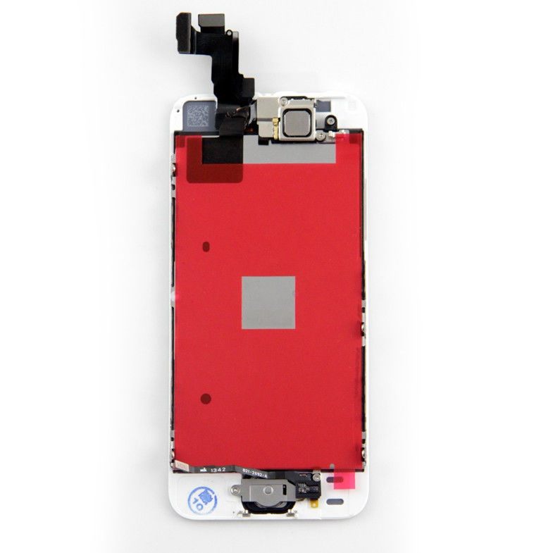 5S Digitizer Assembly For Iphone LCD Screen Replacement With Home Button , Front Camera