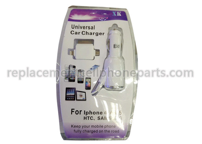 Portable Mobile Phone Charger ,  Universal USB Cable 3 in 1 car charger