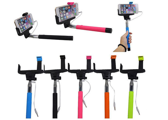Colorful Cell Phone Selfie Stick Handheld Monopod for Camera