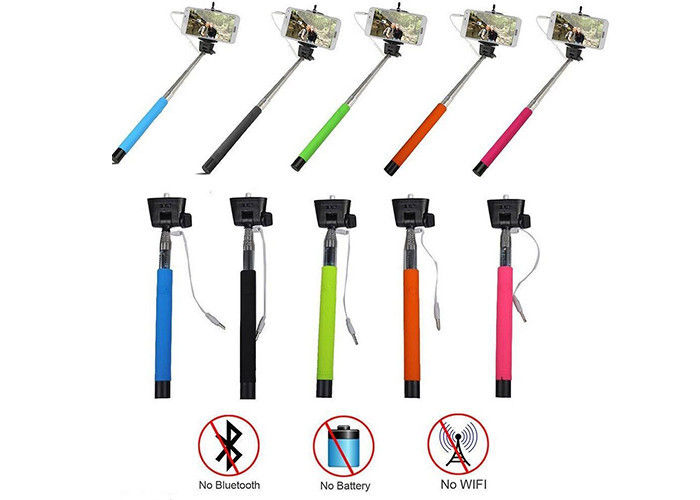 Extendable Handheld Selfie Monopod For Cellphone / Iphone / Digital Camera
