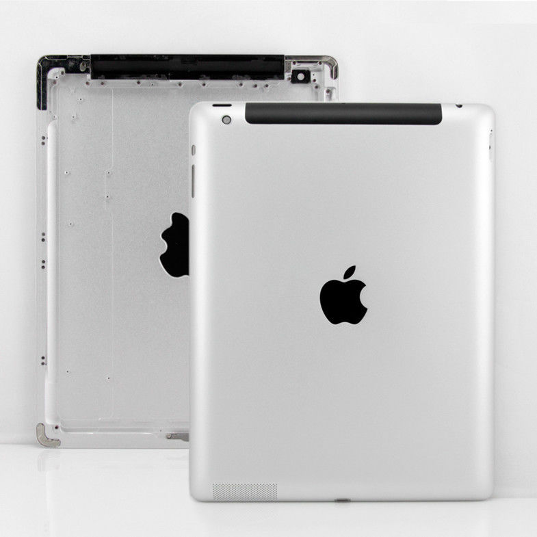 4G Versions Sliver iPad 4 Back Cover Housing Replacement for Tablet Repair Parts