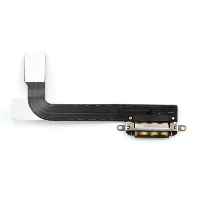 Black New iPad 3 Dock Connector Charging Port Flex Cable for ipad Replacement Parts 30 pin Dock Connector
