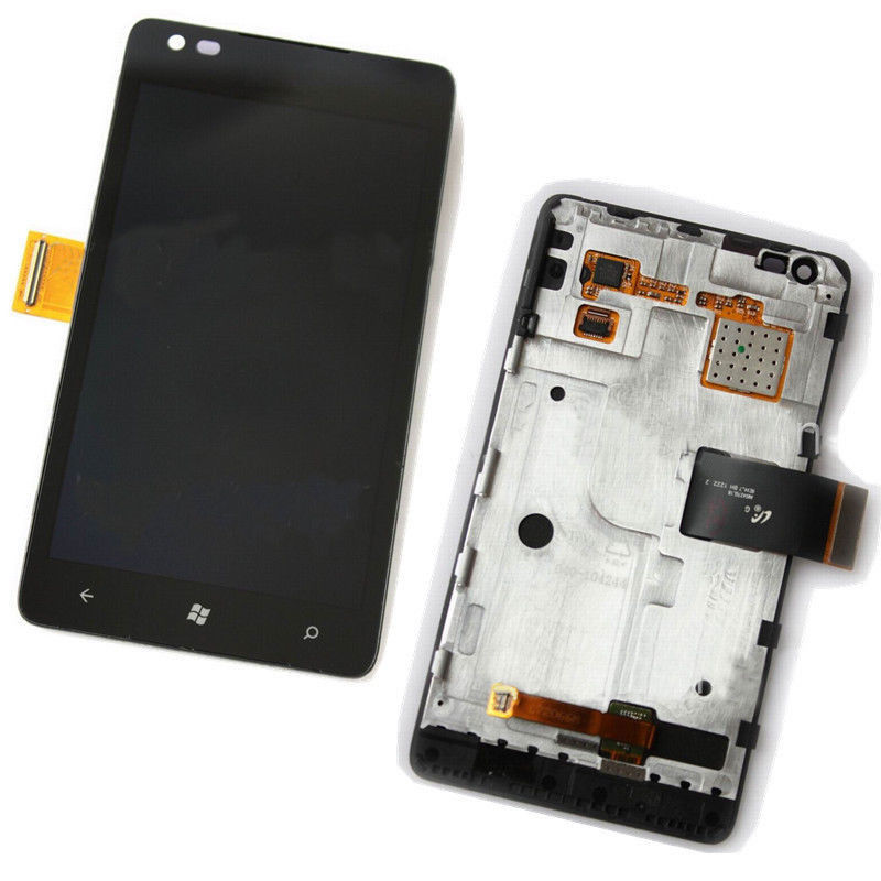 4.3 Inches Nokia LCD Screen For Lumia 900 LCD With Digitizer Black