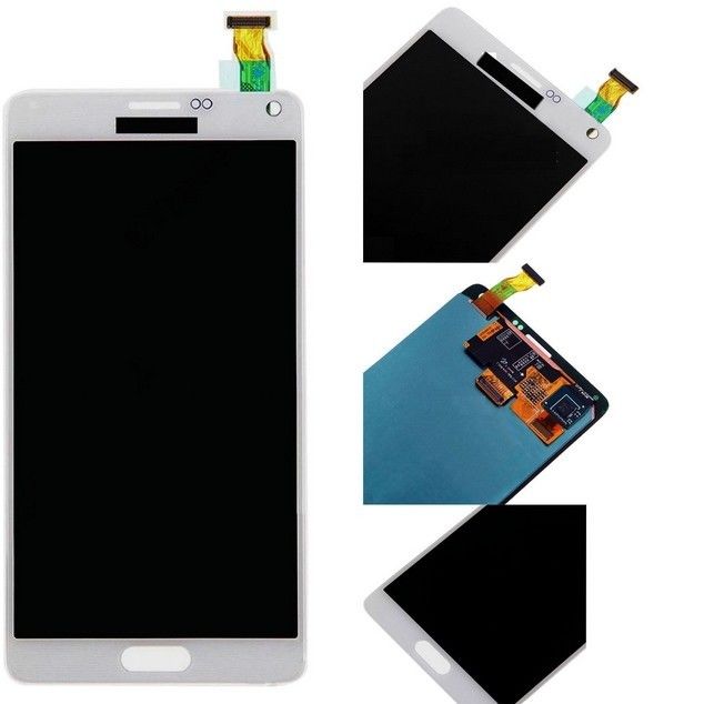 5.7 Inches Samsung LCD Screen For Note 4 LCD With Digitizer Assembly White