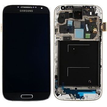 5 Inches  Samsung LCD Screen with frame For S4 i9500 LCD With Digitizer Blue