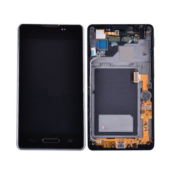 Black 4 Inch Touch Screen Digitizer LG LCD Screen Replacement For LG Optimus L5 II E460