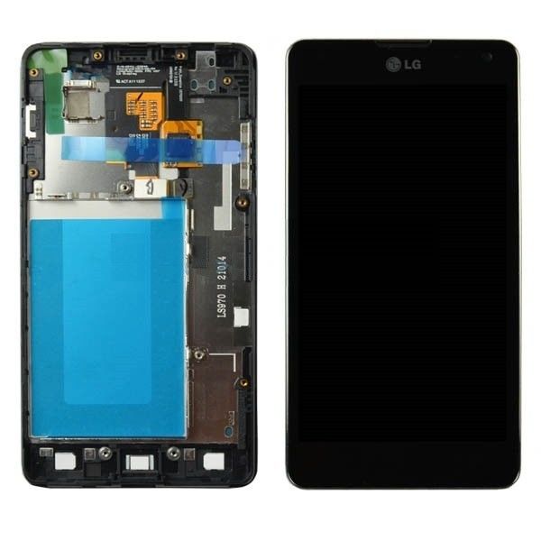 Black Color 4.7 Inch LG LCD Screen Replacement For LG Optimus G E975 LCD Screen Digitizer