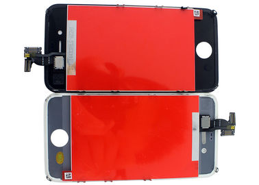 Custom White / Black Smartphone lcd screen replacement With Assembly For Iphone4