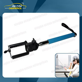 OEM / ODM Extendable Selfie Stick With Rechargeable , Car Mount Holder