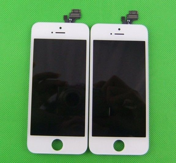 1136 x 640 Pixels Apple LCD Screen Replacement White / Black For iPhone 5
