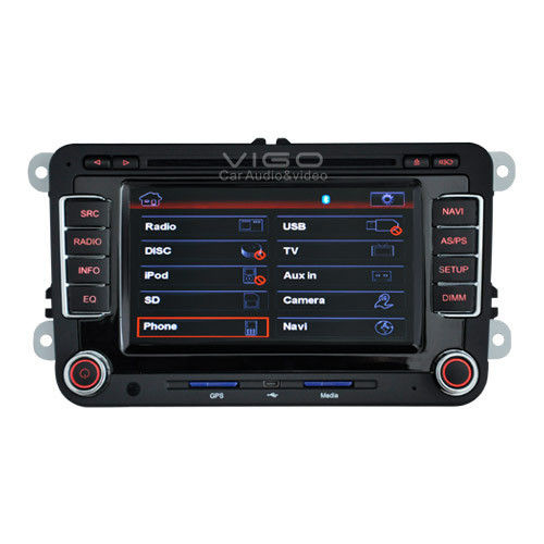 VW 6.5'' Digital Touch Screen Car Stereo Sat Nav for SEAT LEON/ALTEA/TOLEDO VST7088