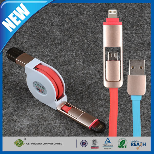 OEM Cell Phone USB Cable Iphone Android , Smartphone Charger and Data Sync Cable