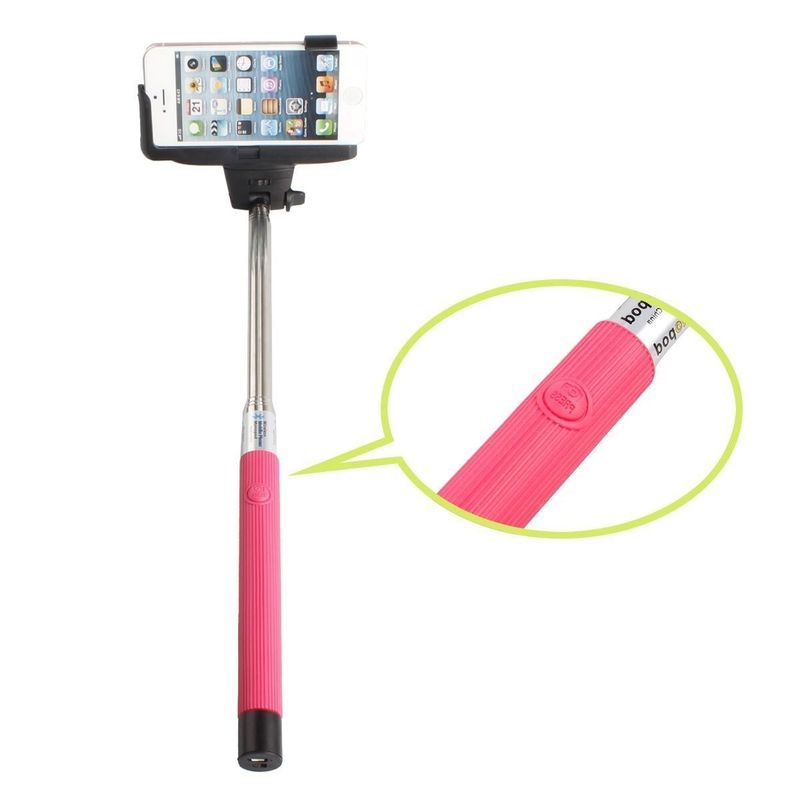 Adjustable Wireless Bluetooth Monopod Selfie Stick with Remote Shutter Function