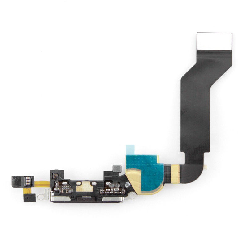 Black 30 pin Dock Connector Charging Port Flex Cable for iPhone 4S Replacement Parts