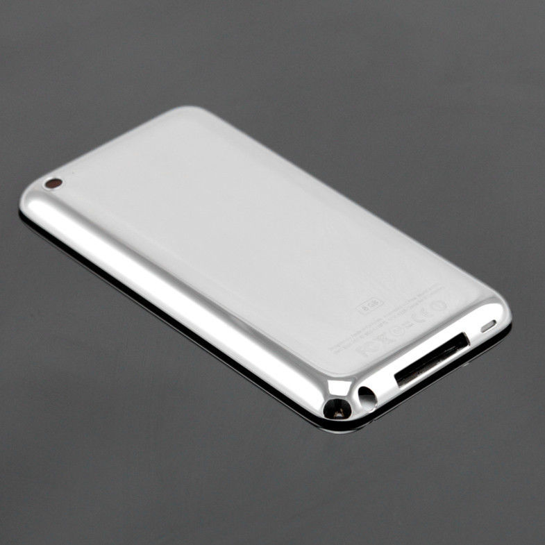 Sliver Back Cover for iPod Touch 4 Replacement with Metal Material