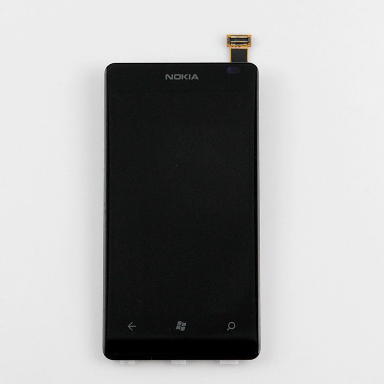 Black Original Nokia Lumia 800 LCD Screen Replacement , Smartphone LCD Screen
