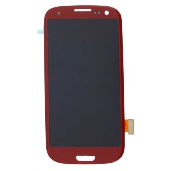 Original 4.8 inch Red Cell Phone LCD Screen For Samsung Galaxy S3