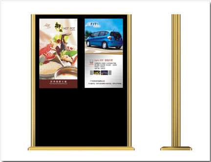 Double Screen LCD Screen Digital Signage Media Display 42Inch For Air Port / Android System