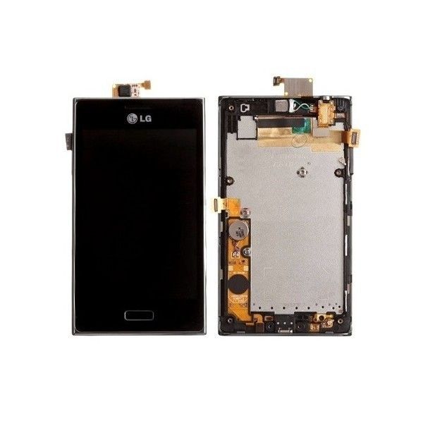 White Smartphone Digitizer LG LCD Screen Replacement For LG Optimus L5 E610
